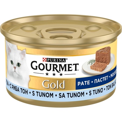 Purina Gourmet gold Пастет за възрастни котки - Риба тон (85 г)
