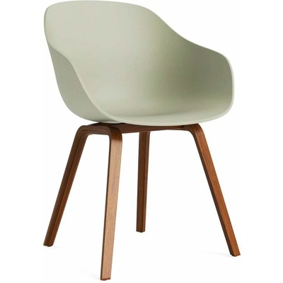 Hay AAC 222 Lacquered Walnut Veneer / pastel green