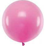 Party Deco Голям Латексов Балон, Пастел, Фуксия, 60см (olbom-080)
