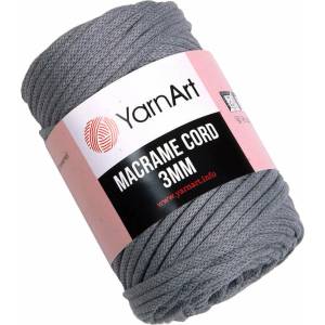 YARNART Macrame Cord 3 mm 85 m 774 Dark Grey юта (Macrame Cord 3 mm 774)