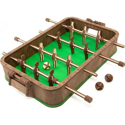 EWA Eco-Wood-Art Drevená 3D stavebnica — Stolný futbal