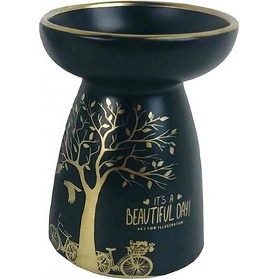 Puckator aroma lampa keramická Golden Tree černá – Zboží Dáma