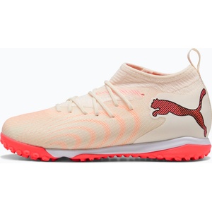 PUMA Детски футболни обувки PUMA Future 9 Match TT+ Mid Jr sugared almond/puma white/ultra red/puma black