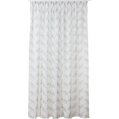 Bielo-zelená záclona 300x260 cm Seva – Mendola Fabrics