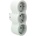 Legrand Адаптер legrand, хоризонтален, 3×2p, бял/сив (m011039)