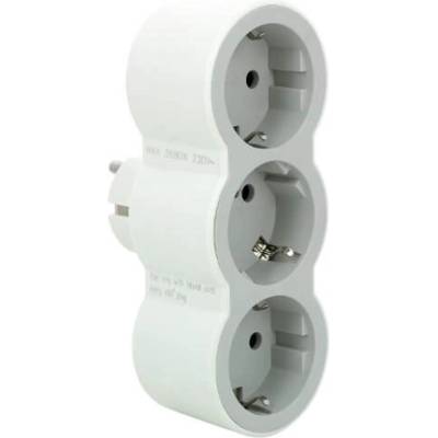Legrand Адаптер legrand, хоризонтален, 3×2p, бял/сив (m011039)