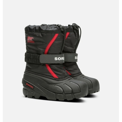 Sorel detské snehule Flurry Dtv black/bright red