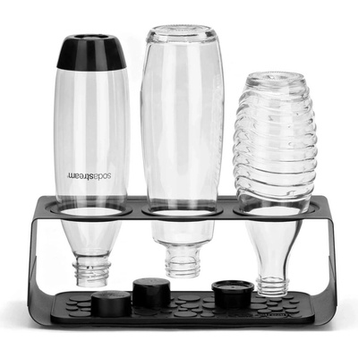 Sodastream Matný černý odkapávací stojan na lahve - 1 ks