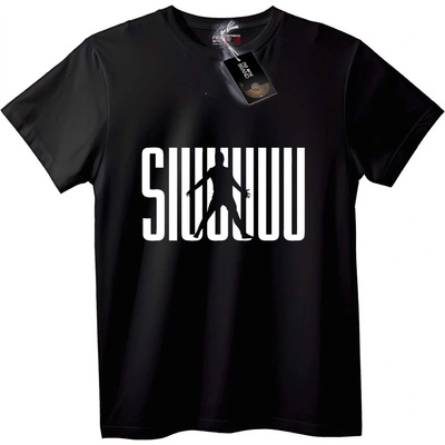 NOONEBRAND Тениска SIUUUU - 5XL, White