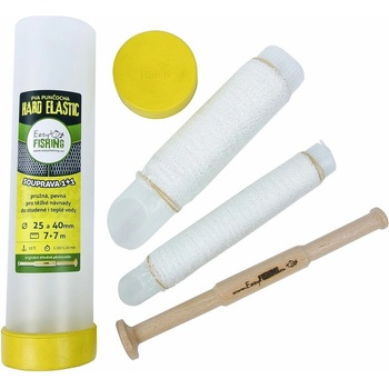 EasyFISHING PVA pančucha komplet Elastic Hard 25+40mm 7+7m