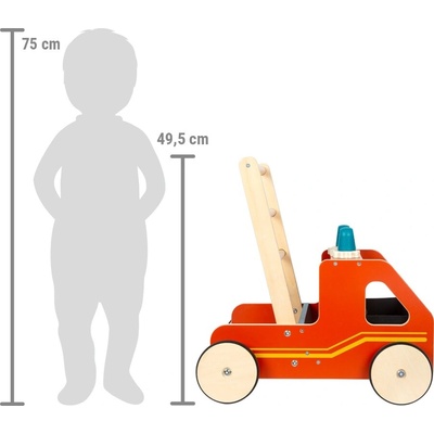 Small Foot Detská chodúľka Hasiči