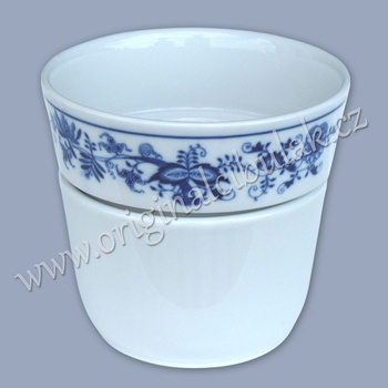Cibulák květináč Krasko originální cibulákový porcelán Dubí, cibulový 16 cm
