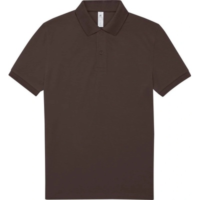 B&C polokošile B&C My Polo 180 piqué krátký rukáv COT-01U424zk701 kávové