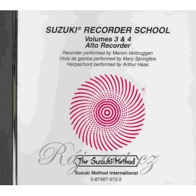 SUZUKI ALTO RECORDER 3 & 4 CD / klavírny sprievod