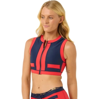 Rip Curl Coco Vest bikini top - Blue (Red/Dark Blue)