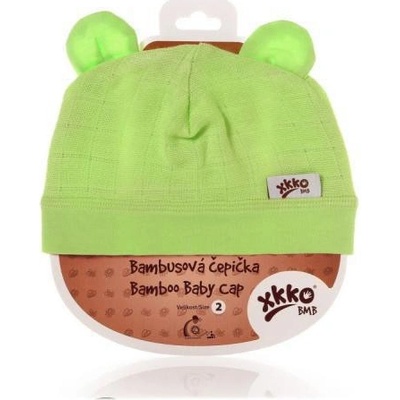 Kikko Bambusová detská čiapočka Limetková