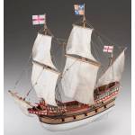 Dusek ships Галеон Златната кошута - Golden Hind 1: 72 (D017)