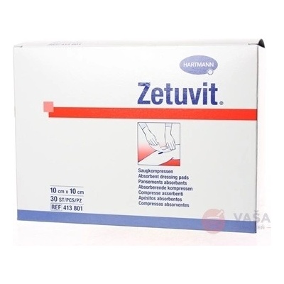 Zetuvit Kompres nester. 10 x 10 cm 30 ks 4138016