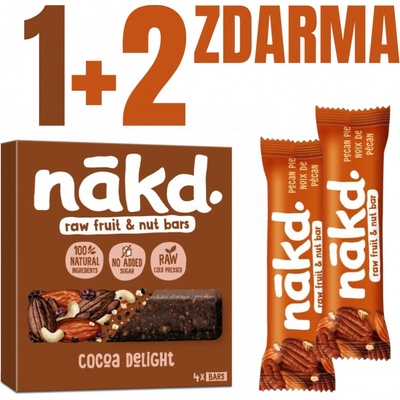 Nakd Cocoa delight 4 x 35 g – Zboží Dáma