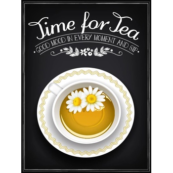 Ceduľa Vintage - Time for Tea