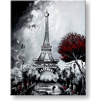 Autorská reprodukcia na plátne EIFFELOVA VEŽA - 50x40 cm