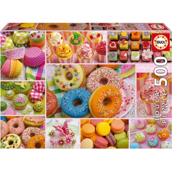 Image 1 of Educa Пъзел Educa от 500 части - Колаж сладко парти (EDU19904)