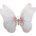 HARAHU Щипка за коса Пеперуда-38853 - Розова kp38853