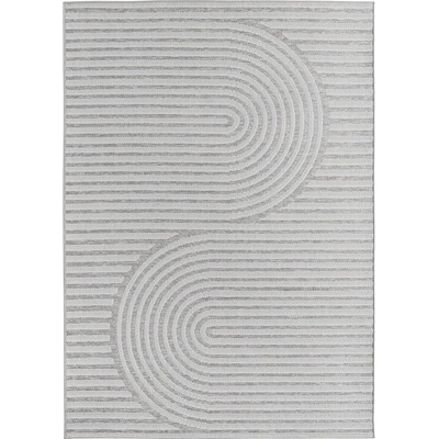 Ayyildiz Сив килим за открито и закрито 140x200 cm Desert 1301 - Ayyildiz Carpets (DESERT1402001301GREY)