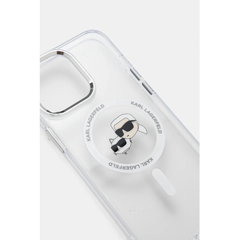 KARL LAGERFELD Кейс за телефон Karl Lagerfeld iPhone 15 Pro Max 6.7 (KLHMP15XHLSKCH)