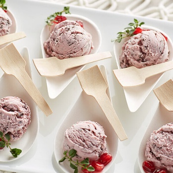 Image 1 of Дървени лъжички сладолед ед. опак. 95 мм. 100 бр (Р-293269)