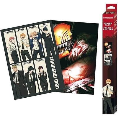 GB eye Sada plagátov Chainsaw Man (2 ks)