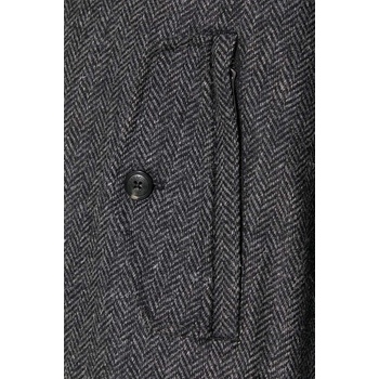 Baracuta Вълнено яке бомбър Baracuta Herringbone Derby Jacket в сиво преходен модел с уголемена кройка BRCPS1001 (BRCPS1001)