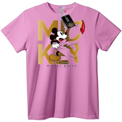 NOONEBRAND Тениска Mickey Mouse Пробив - M, Black