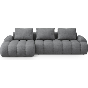 Cosmopolitan Design Сив сгъваем/с място за съхранение ъглов диван (ляв ъгъл) Linz - Cosmopolitan Design (COS_LCF_193_F1_LINZ6)