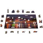 Wooden City - Puzzle Amsterdam by Night - 150 piese