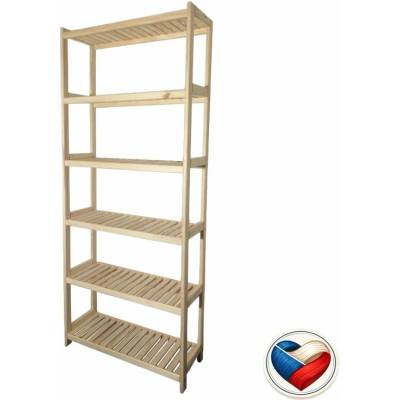 Tonap regál 6 polic 213×70×33 cm borovice TP87238