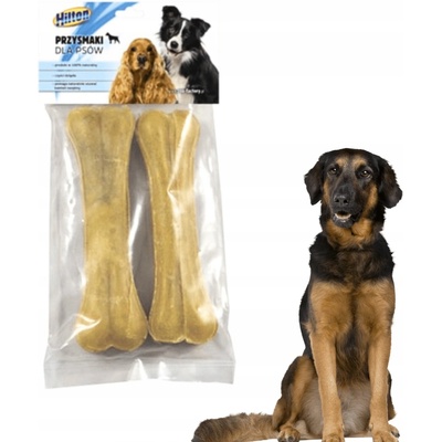 Hilton Pochúťka pre psa lisovaná kosť prírodný hryzák 2 x 12,5cm 80 g