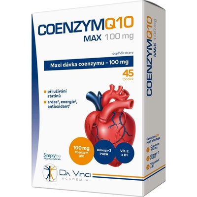 Coenzym Q10 Max 100 mg Da Vinci Academia 45 tablet