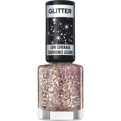 Rimmel London Glitter Bomb Top Coat lak na nehty 019 Disco Diva 8 ml – Sleviste.cz