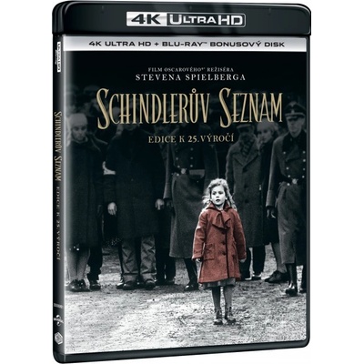 Schindlerův seznam 25th Anniversary UHD BD