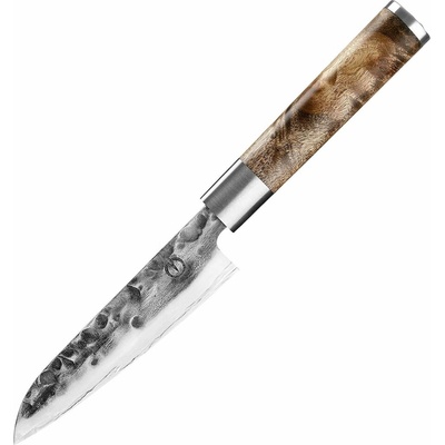 Santoku knife VG10 14 cm, hnedá, Forged