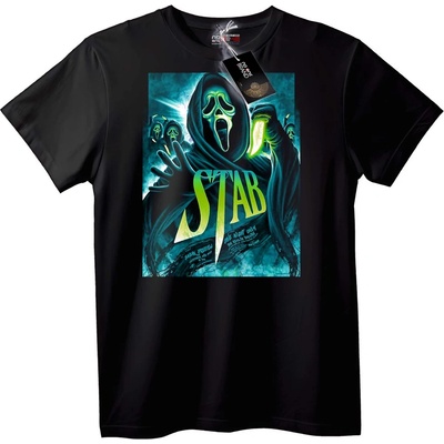 NOONEBRAND Тениска Scream Убождане Ghostface - XS, Black