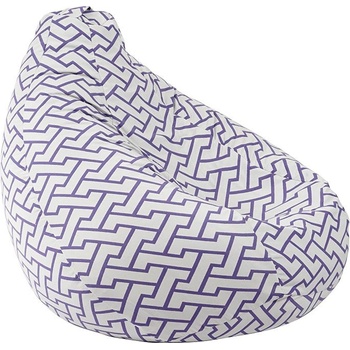 Image 1 of PUFRELAX Пуф круша 320л. Nirvana Grande, Zappity Purple, Перящ се калъф, Пълнеж от Полистиролни перли, Гама Premium (PUF-G-NGR-PT-ZAP)