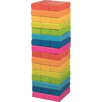 Goki Jenga barevná Duhová
