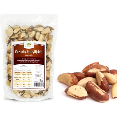 Słodkie Zdrowie Brazílske orechy celé orechy 1000 g