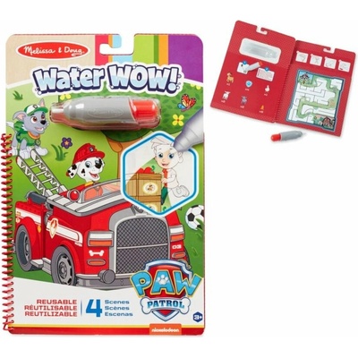 Lowlands Kúzelné maľovanie vodou Tlapková patrola Paw Patrol omaľovánky 19x28cm štetec