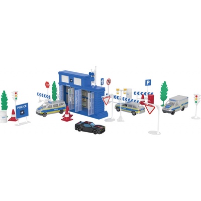 Playtive Racers 30-dielna súprava policajná stanica