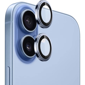 Blueo Протектор - Камера за iPhone 17 - Blueo - Оригинално стъклено стъкло със сапфирено кристално покритие - Светло Син