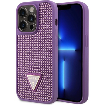 Image 1 of GUESS Калъф Guess за Apple iPhone 15 Pro Max Rhinestones Triangle Metal Logo