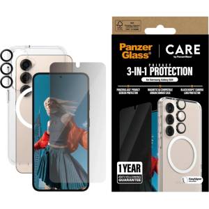CARE by PanzerGlass Комплект CARE by PanzerGlass Bundle за Samsung Galaxy S25 3in1 Case, Hoops, Privacy
